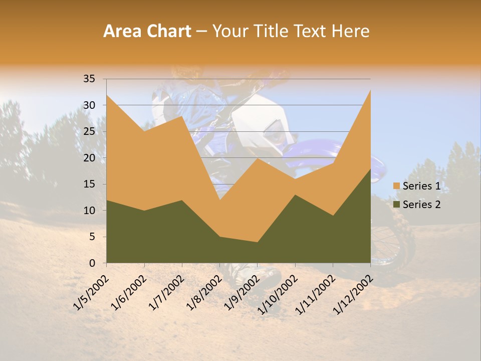 Jump Wild Cross PowerPoint Template