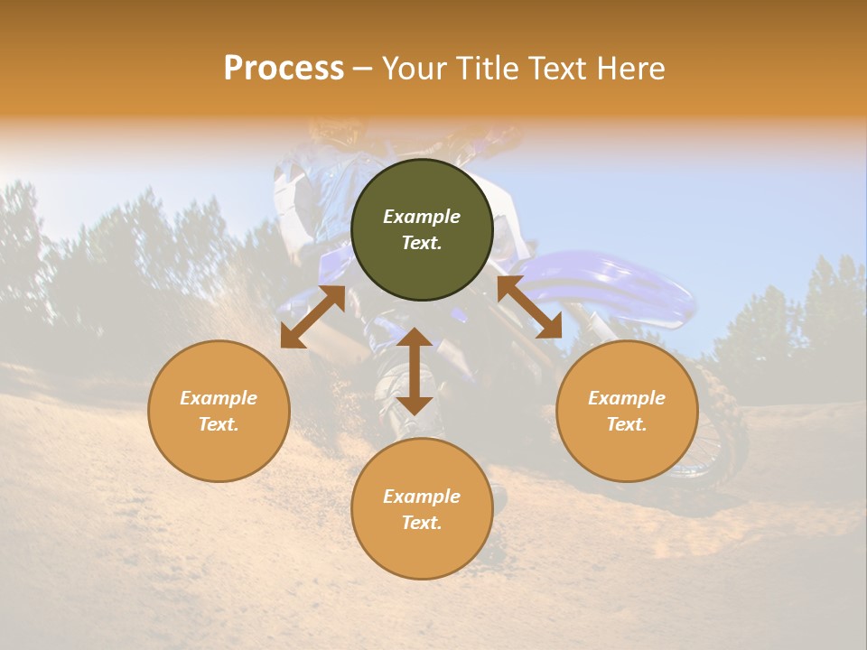 Jump Wild Cross PowerPoint Template