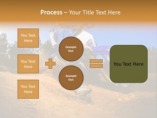 Jump Wild Cross PowerPoint Template