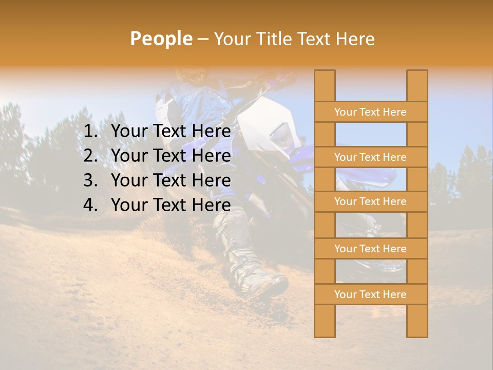 Jump Wild Cross PowerPoint Template