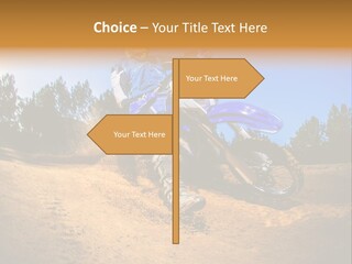 Jump Wild Cross PowerPoint Template