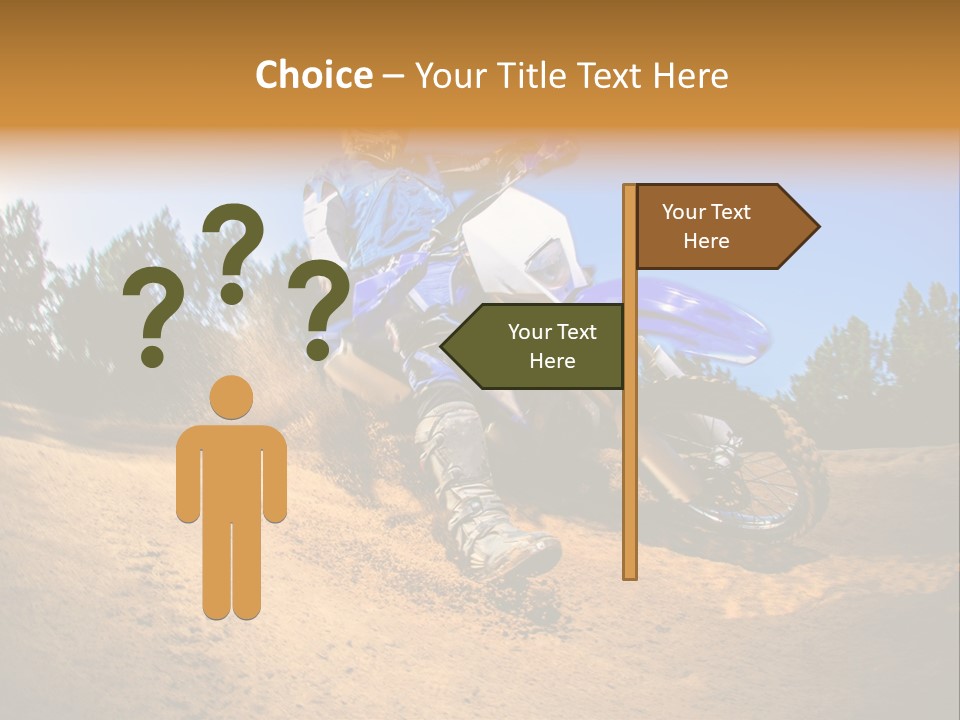 Jump Wild Cross PowerPoint Template