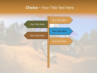Jump Wild Cross PowerPoint Template
