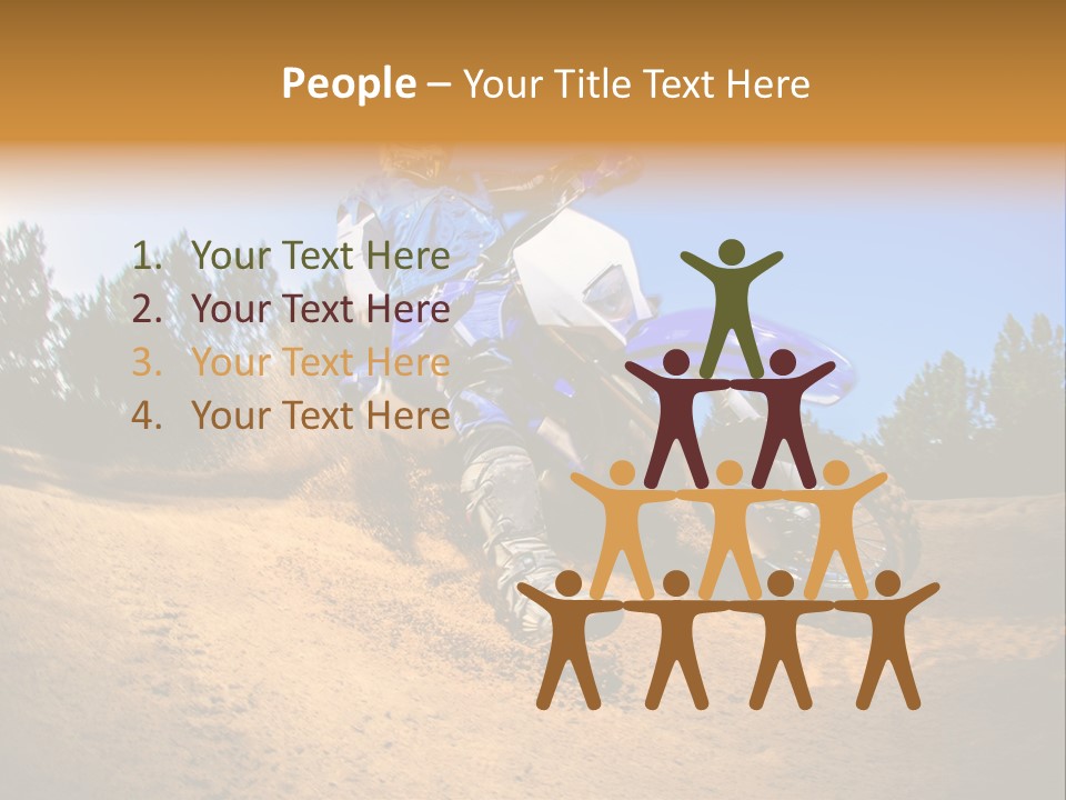 Jump Wild Cross PowerPoint Template