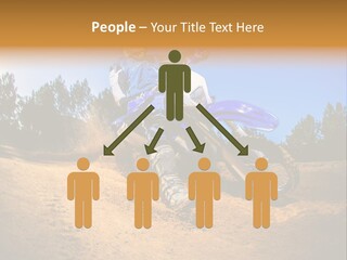 Jump Wild Cross PowerPoint Template