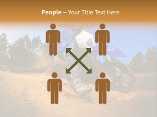 Jump Wild Cross PowerPoint Template