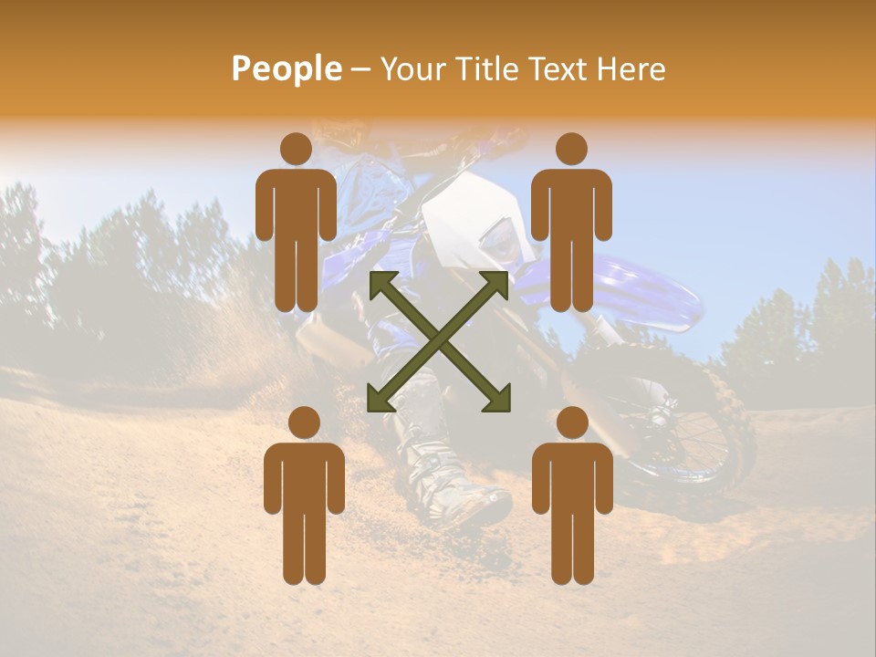 Jump Wild Cross PowerPoint Template