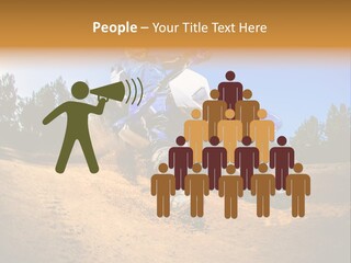 Jump Wild Cross PowerPoint Template