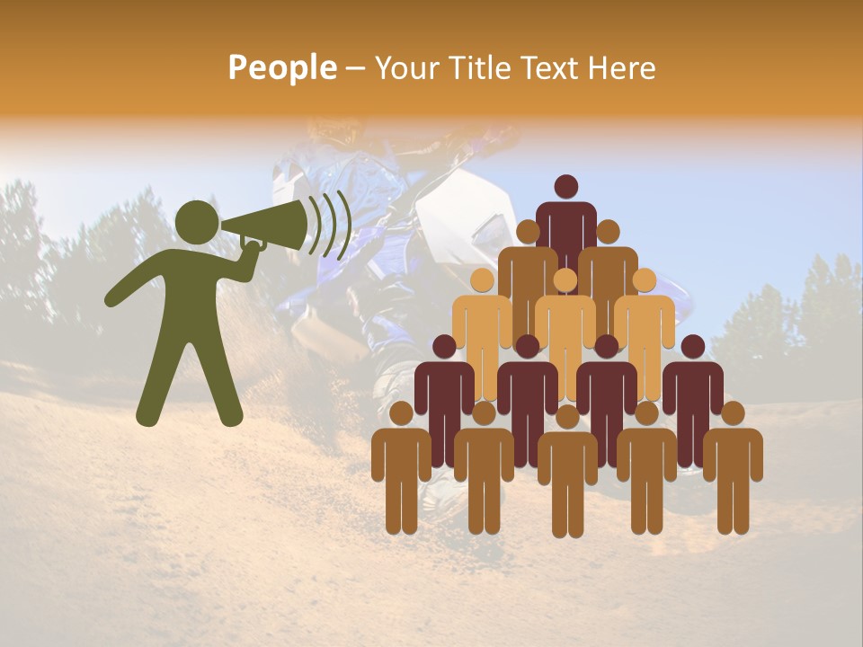 Jump Wild Cross PowerPoint Template