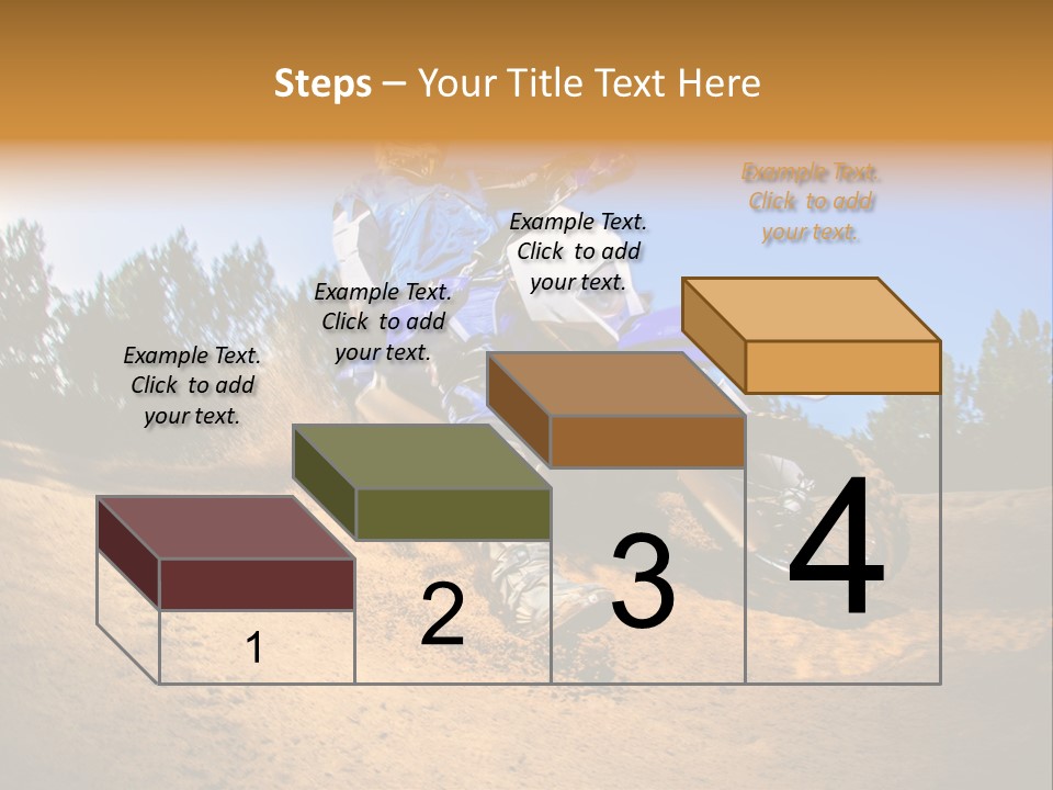 Jump Wild Cross PowerPoint Template