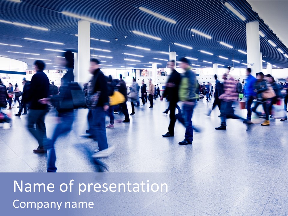 Transit Group Underground PowerPoint Template