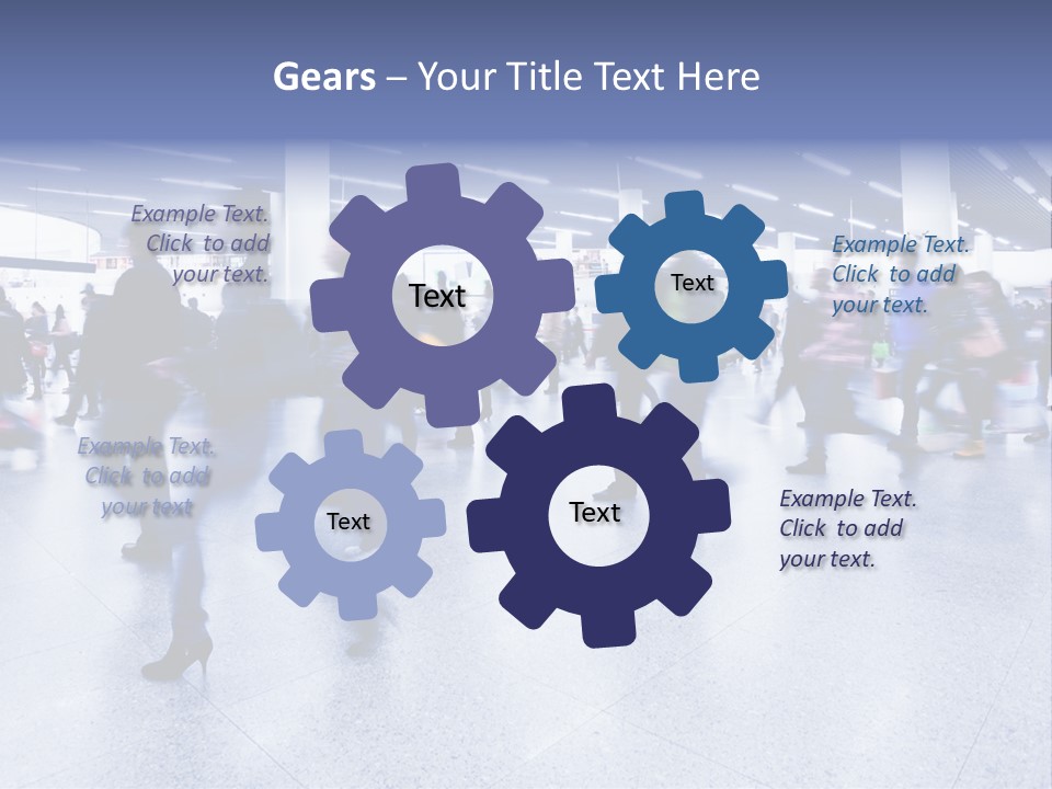 Transit Group Underground PowerPoint Template