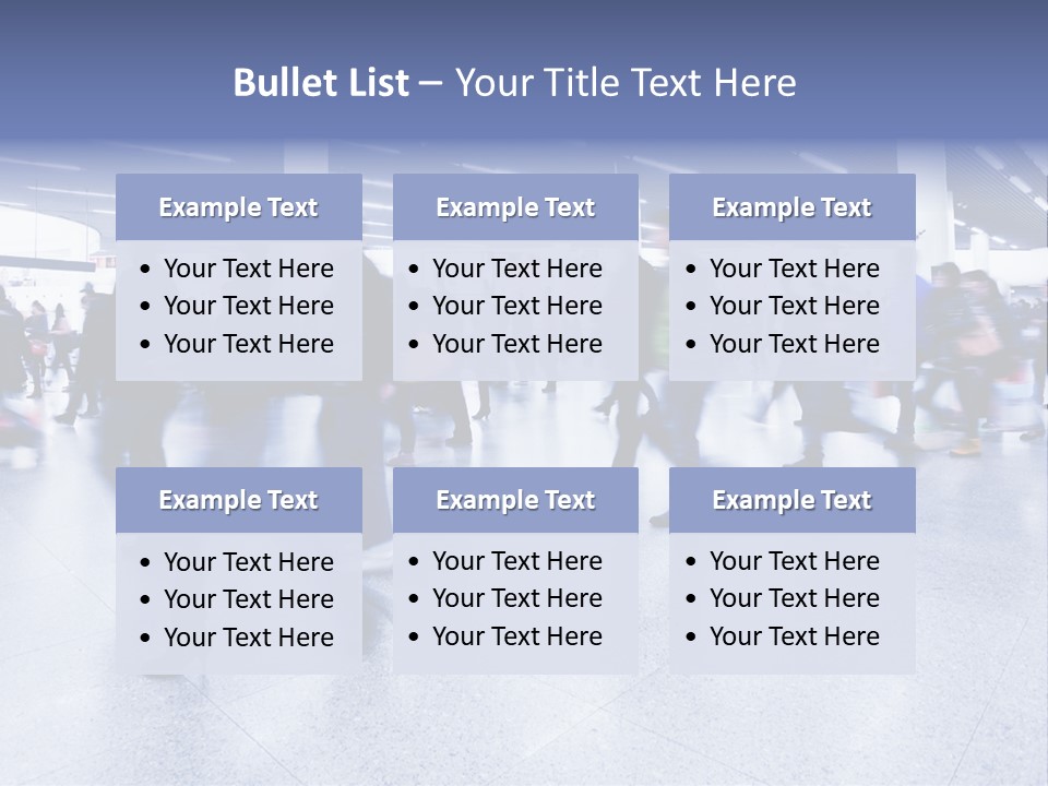 Transit Group Underground PowerPoint Template