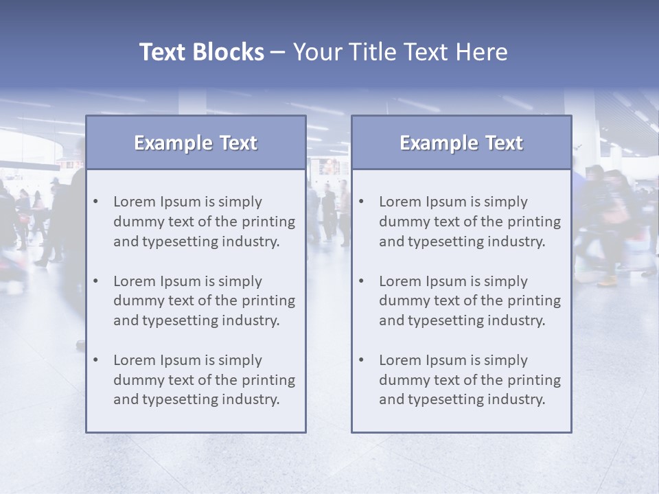 Transit Group Underground PowerPoint Template