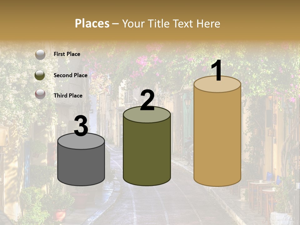 Folk Vivid Sightseeing PowerPoint Template