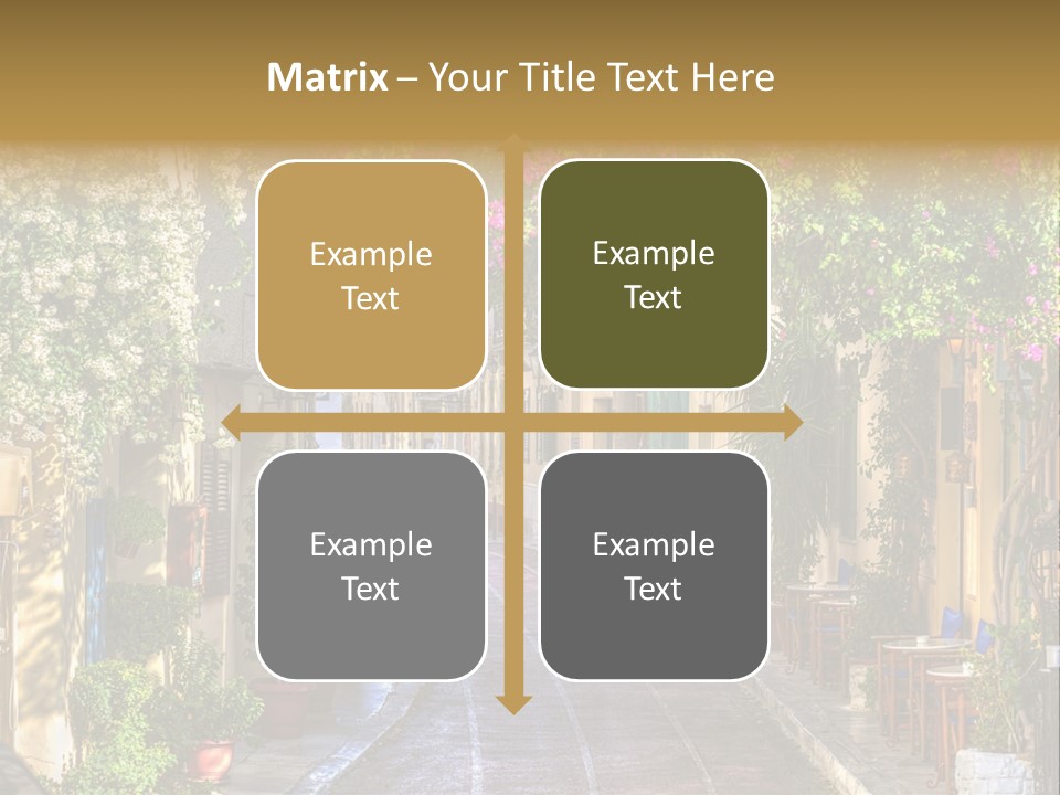 Folk Vivid Sightseeing PowerPoint Template