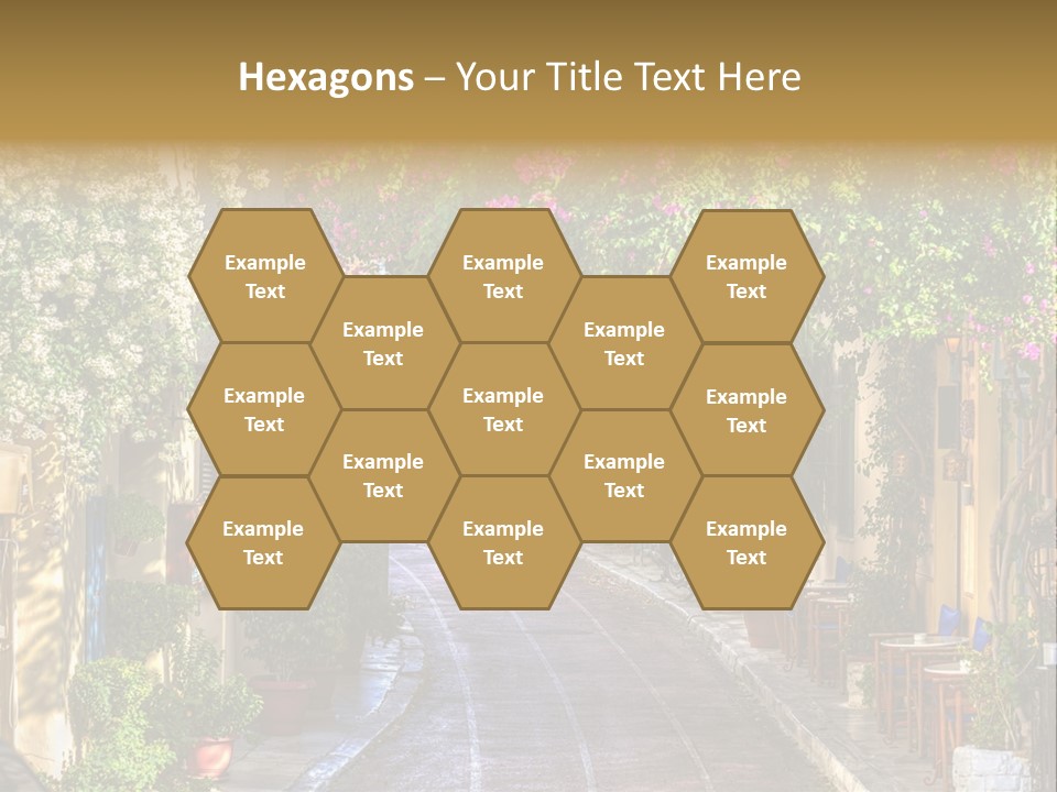 Folk Vivid Sightseeing PowerPoint Template