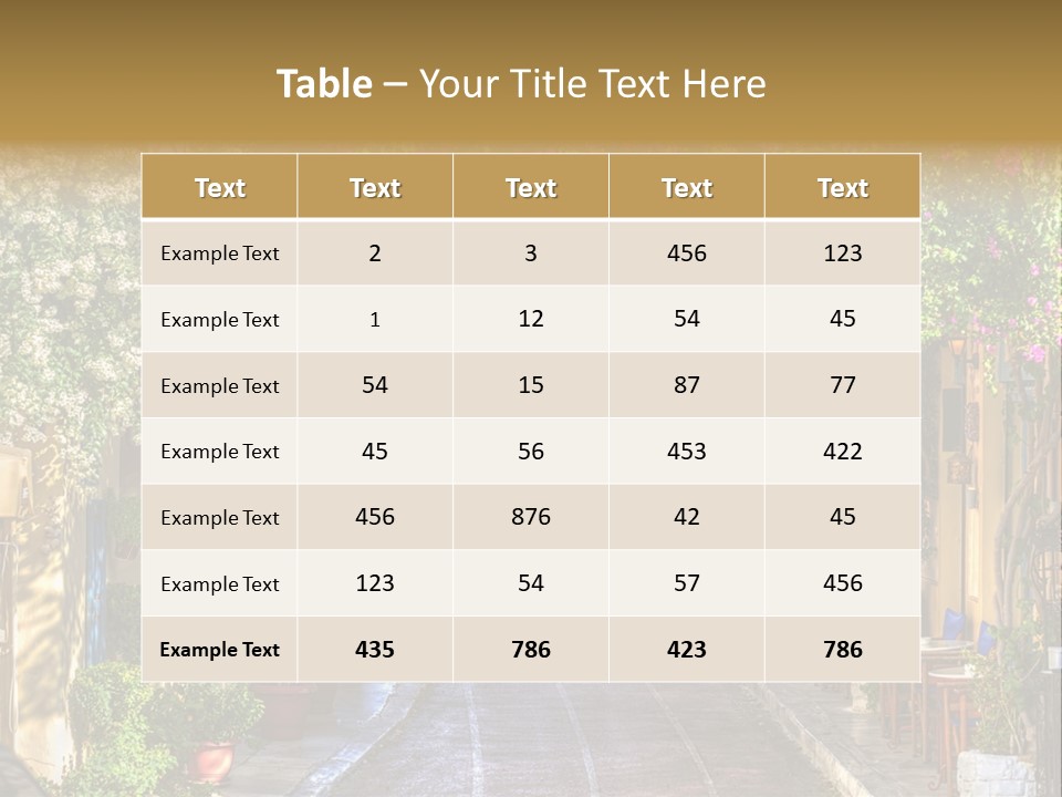 Folk Vivid Sightseeing PowerPoint Template