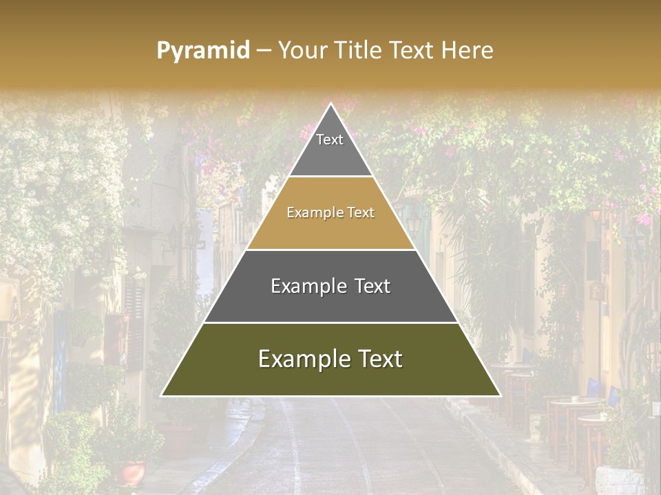 Folk Vivid Sightseeing PowerPoint Template