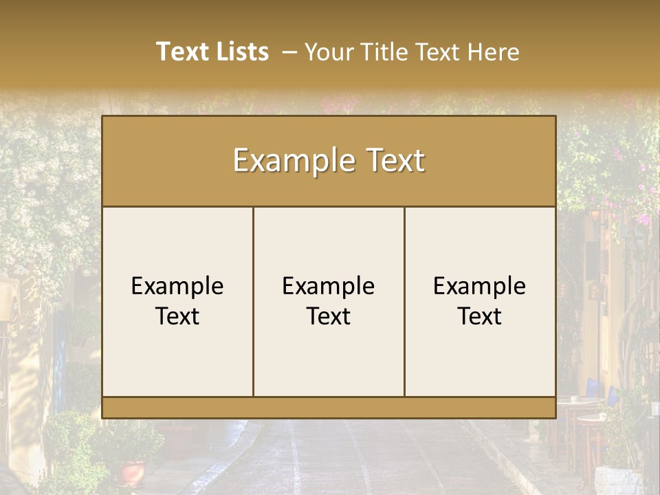 Folk Vivid Sightseeing PowerPoint Template