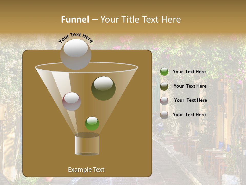 Folk Vivid Sightseeing PowerPoint Template