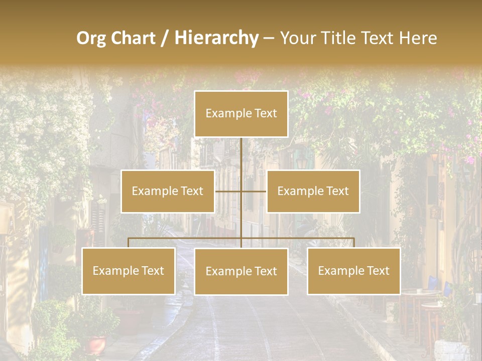 Folk Vivid Sightseeing PowerPoint Template