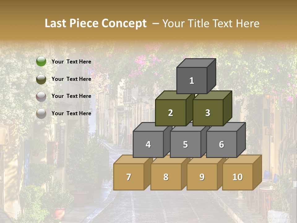 Folk Vivid Sightseeing PowerPoint Template