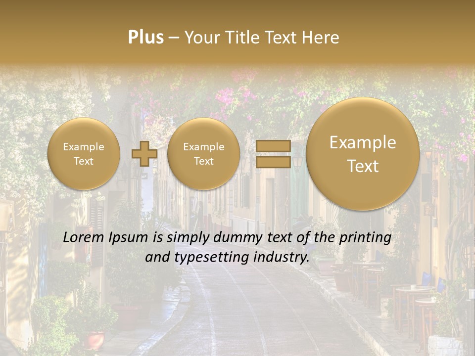 Folk Vivid Sightseeing PowerPoint Template