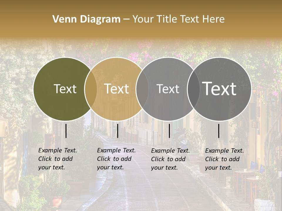 Folk Vivid Sightseeing PowerPoint Template