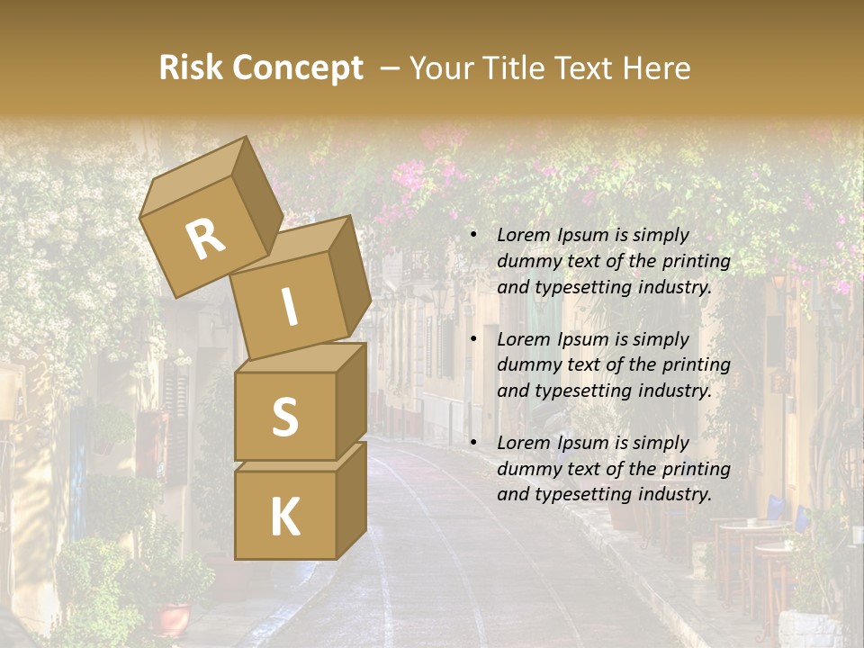 Folk Vivid Sightseeing PowerPoint Template