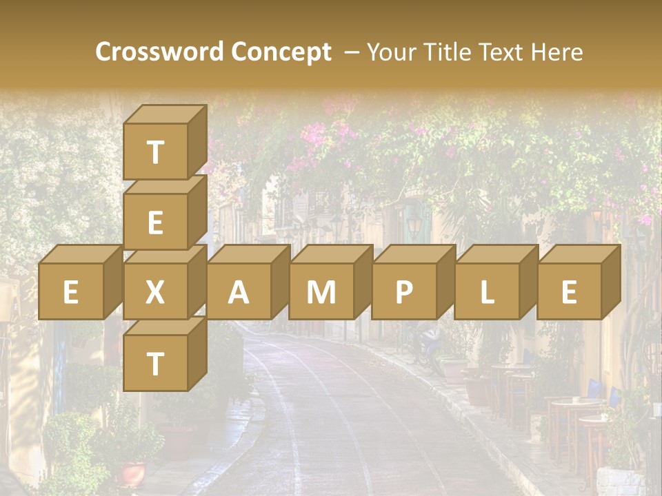 Folk Vivid Sightseeing PowerPoint Template