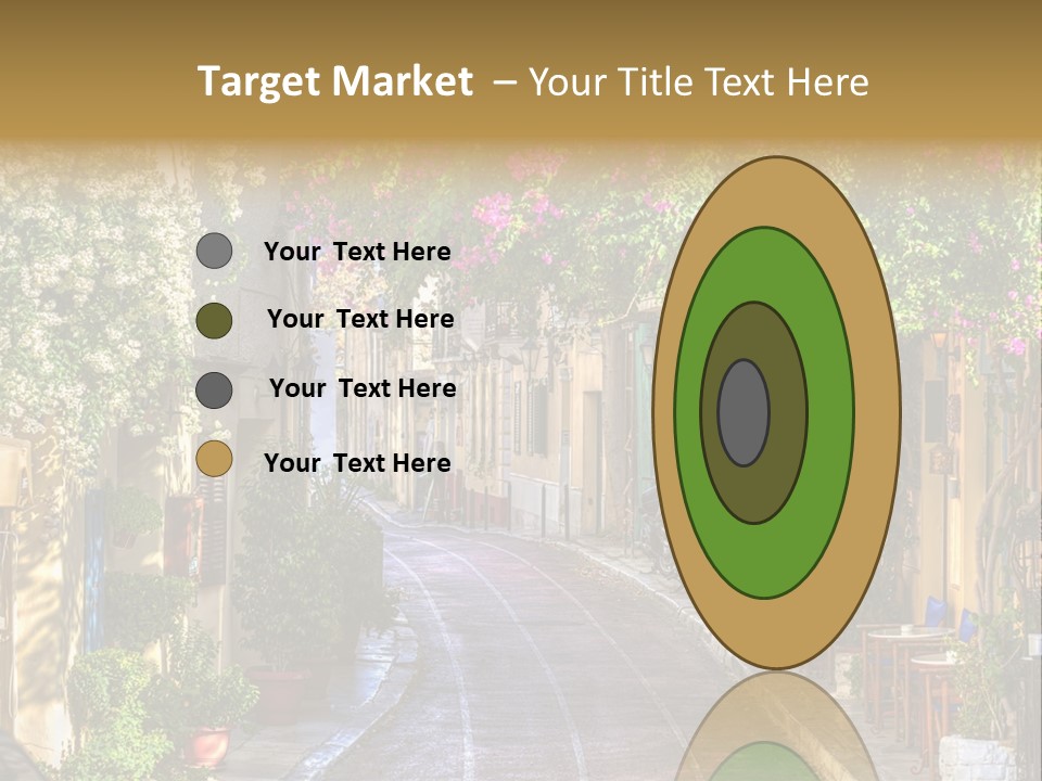 Folk Vivid Sightseeing PowerPoint Template