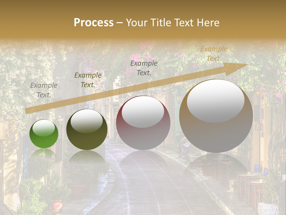 Folk Vivid Sightseeing PowerPoint Template