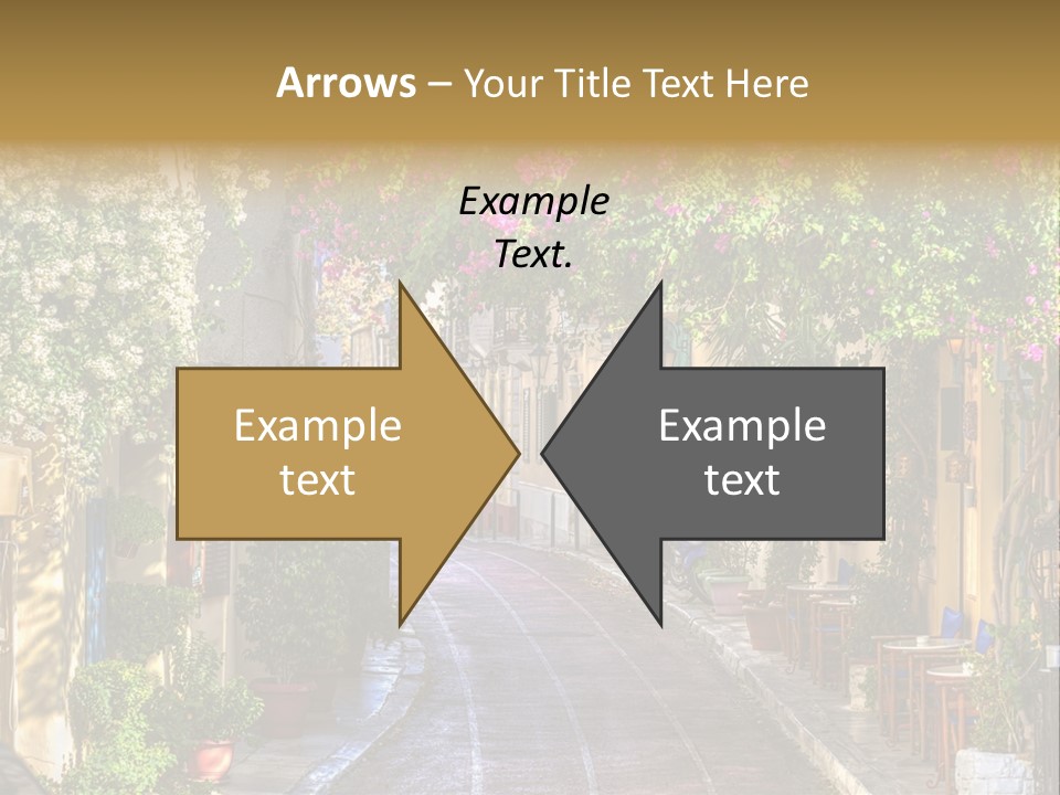 Folk Vivid Sightseeing PowerPoint Template