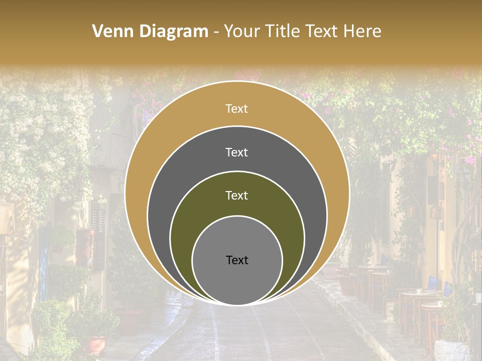 Folk Vivid Sightseeing PowerPoint Template