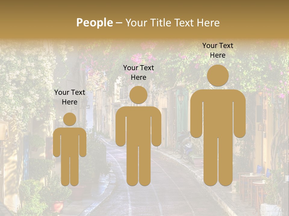 Folk Vivid Sightseeing PowerPoint Template