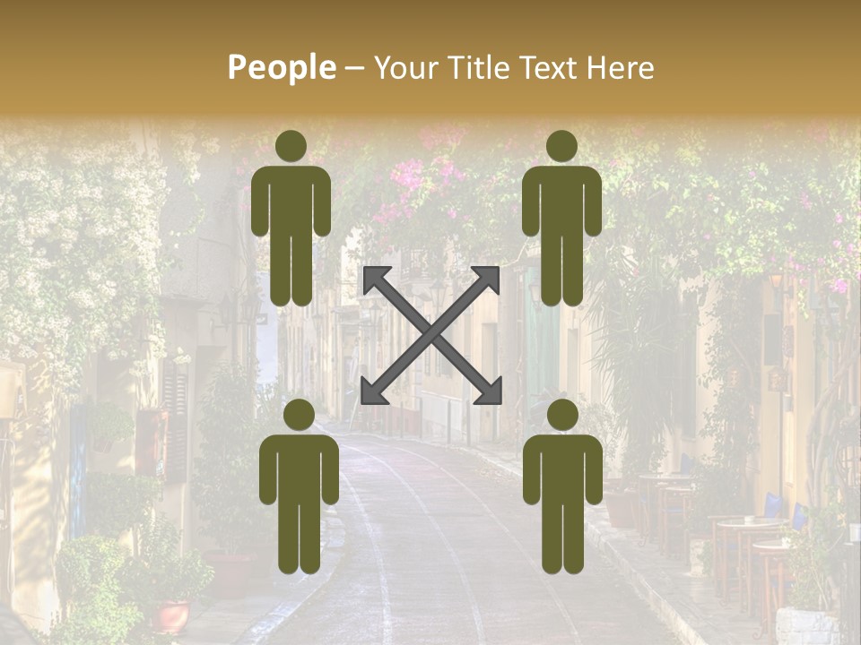 Folk Vivid Sightseeing PowerPoint Template