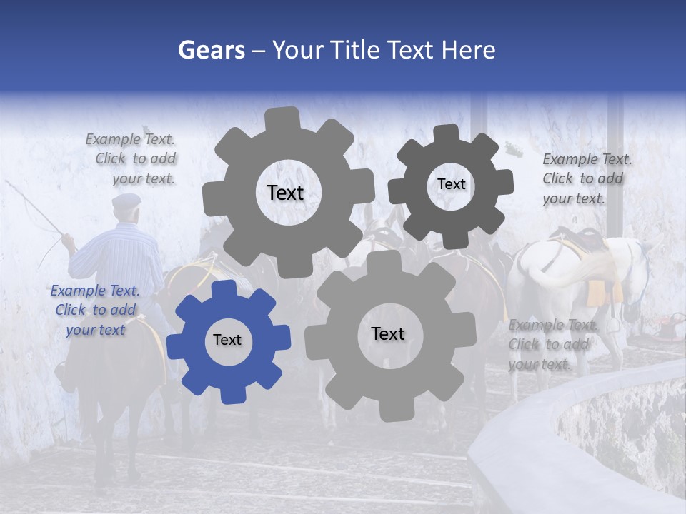 Jackass Mammal Donkey PowerPoint Template