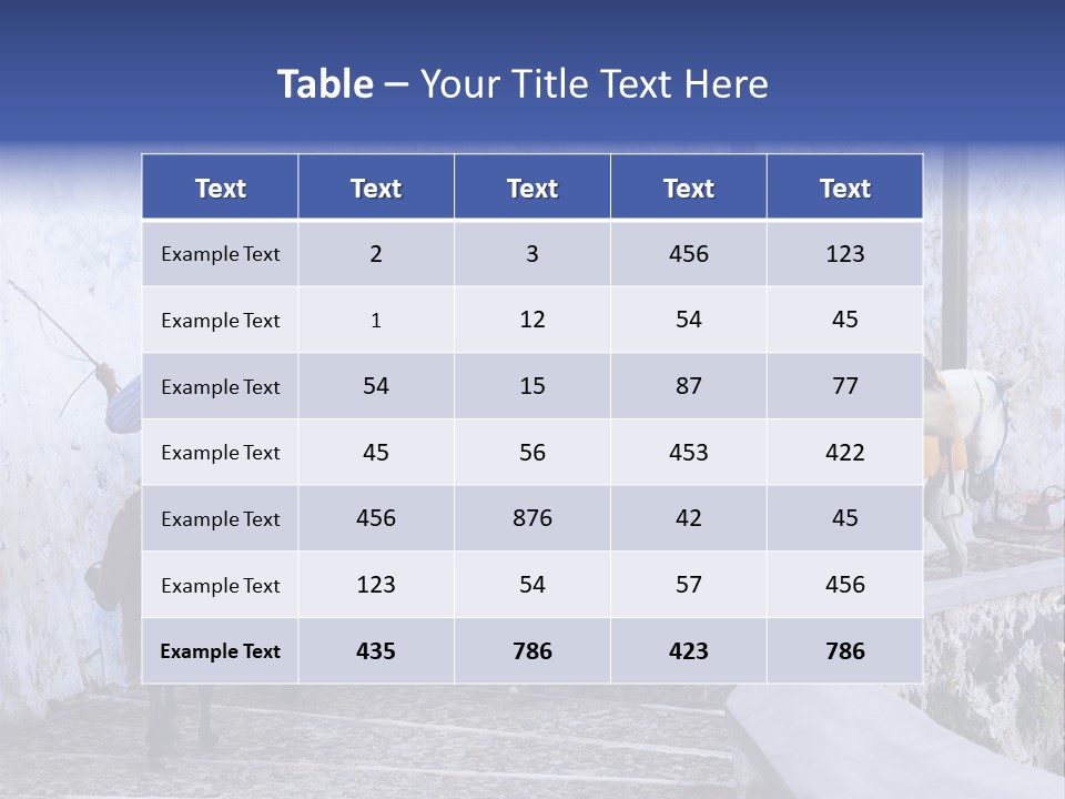 Jackass Mammal Donkey PowerPoint Template