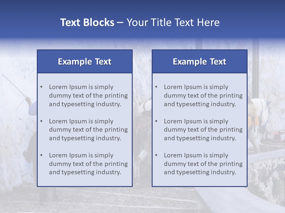 Jackass Mammal Donkey PowerPoint Template