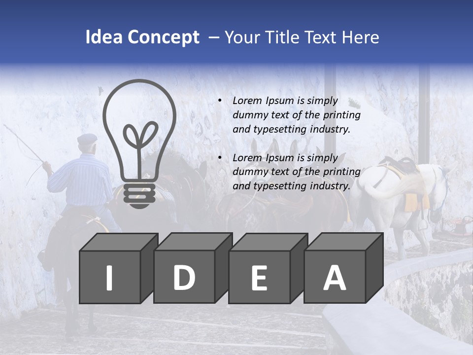 Jackass Mammal Donkey PowerPoint Template