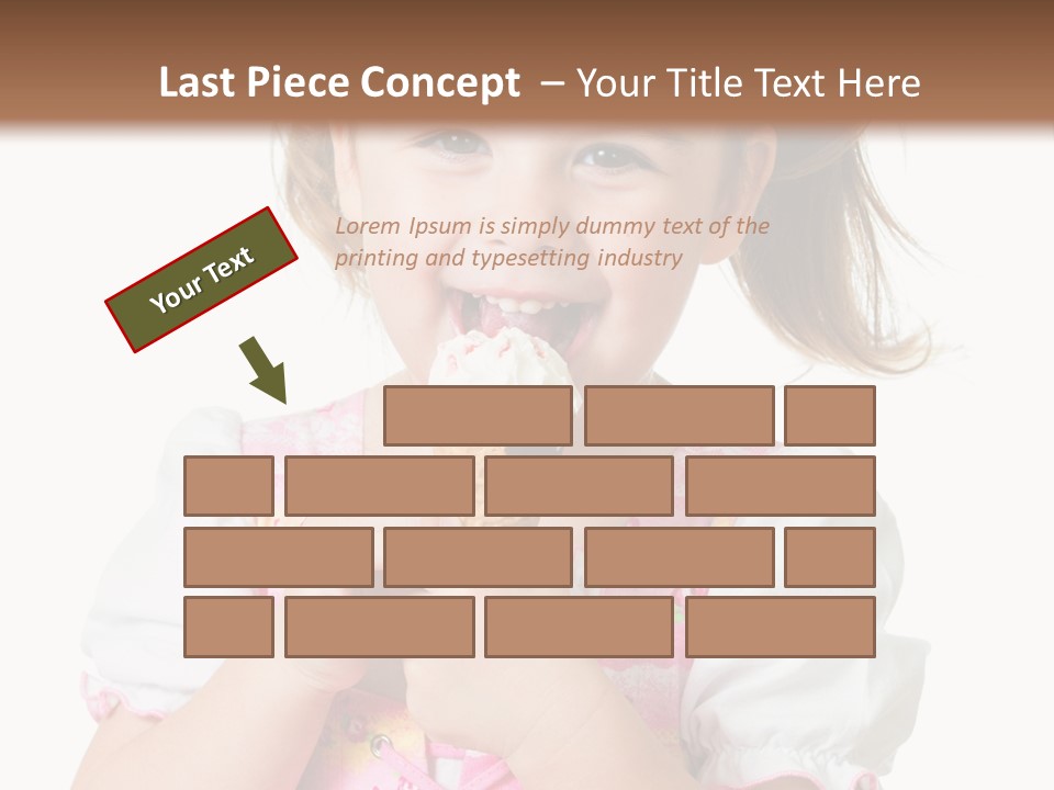 Positive Beauty Cone PowerPoint Template