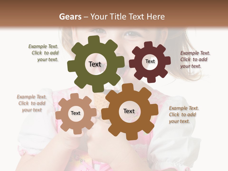 Positive Beauty Cone PowerPoint Template