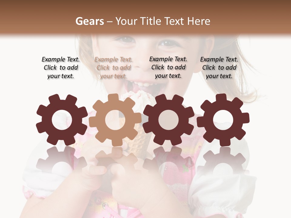 Positive Beauty Cone PowerPoint Template