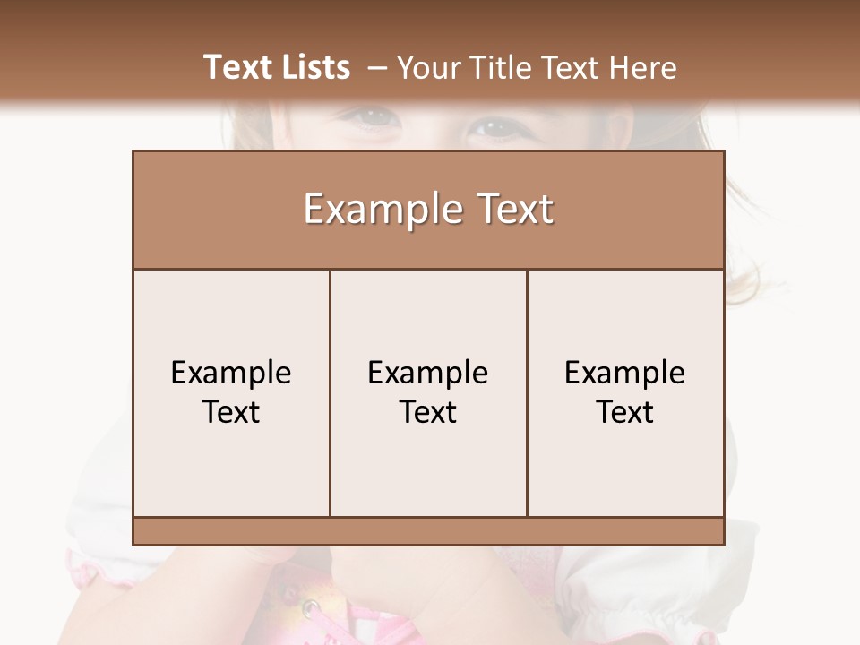 Positive Beauty Cone PowerPoint Template