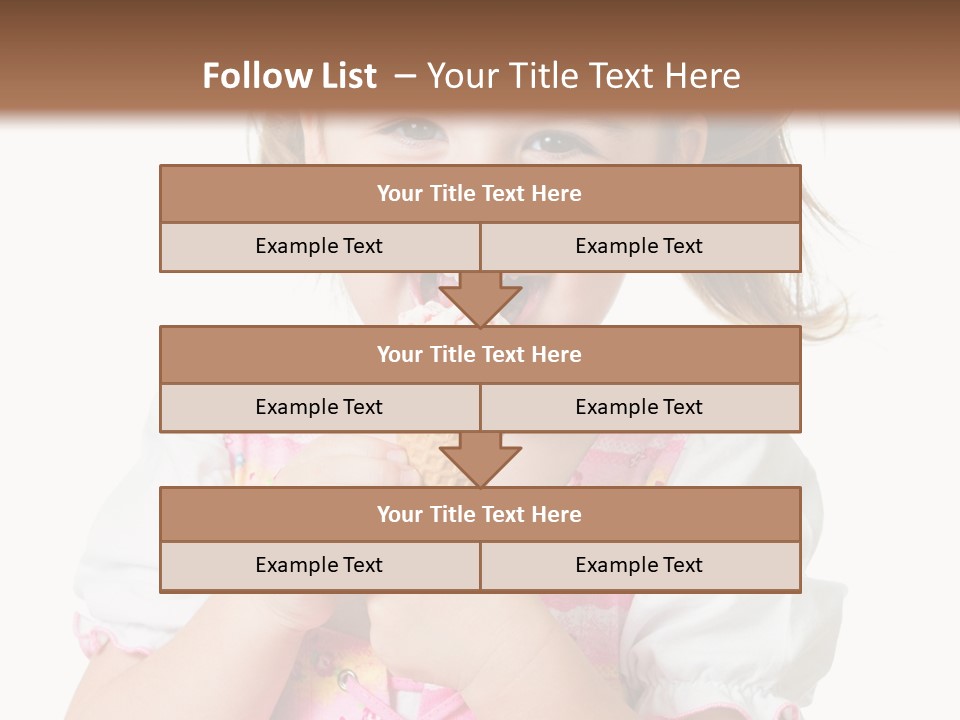 Positive Beauty Cone PowerPoint Template