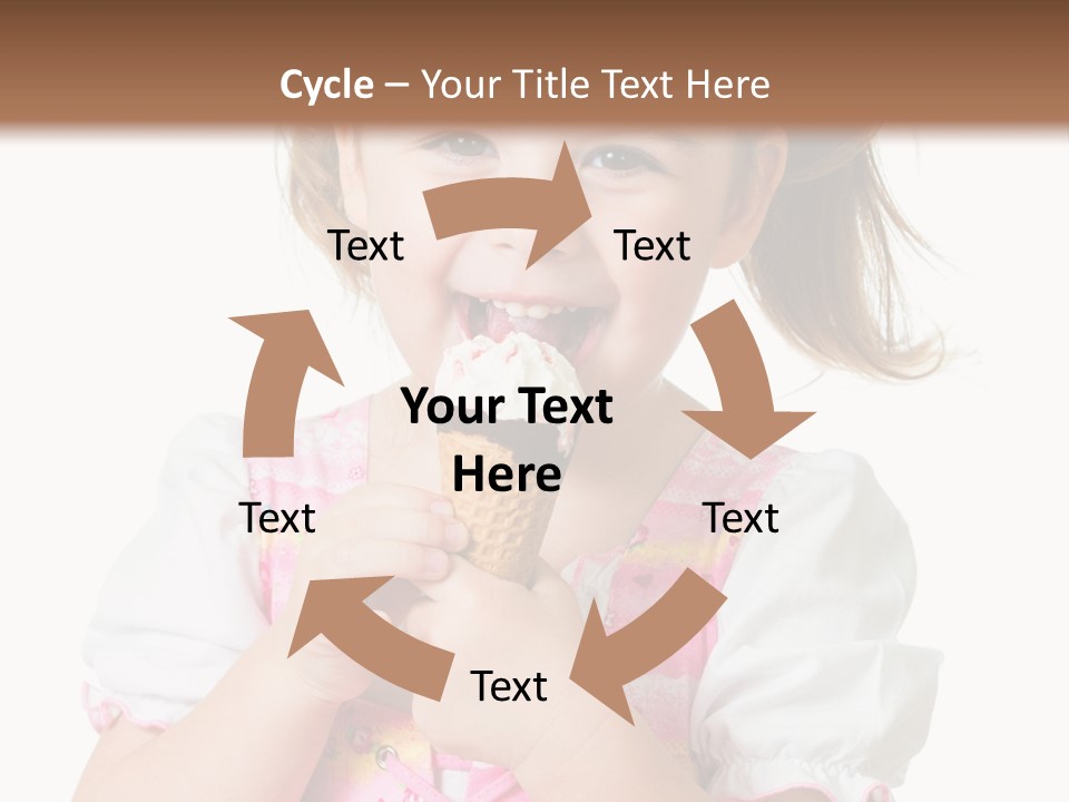 Positive Beauty Cone PowerPoint Template