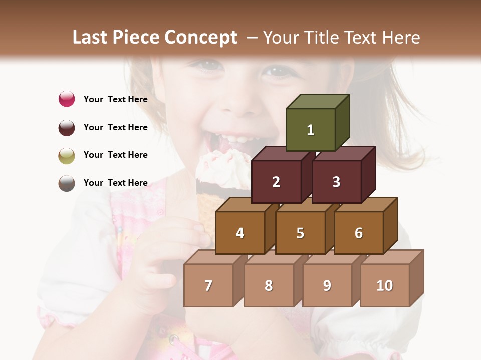 Positive Beauty Cone PowerPoint Template