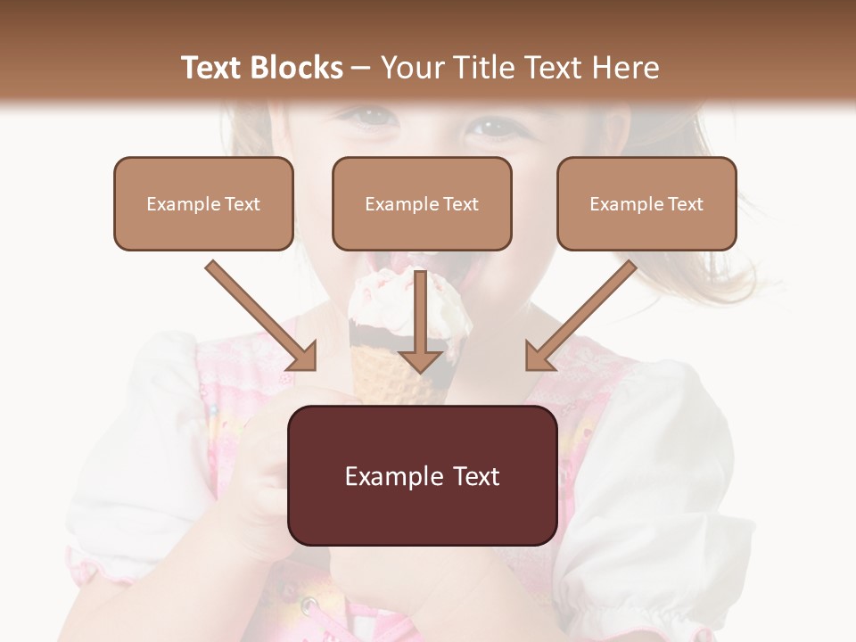 Positive Beauty Cone PowerPoint Template