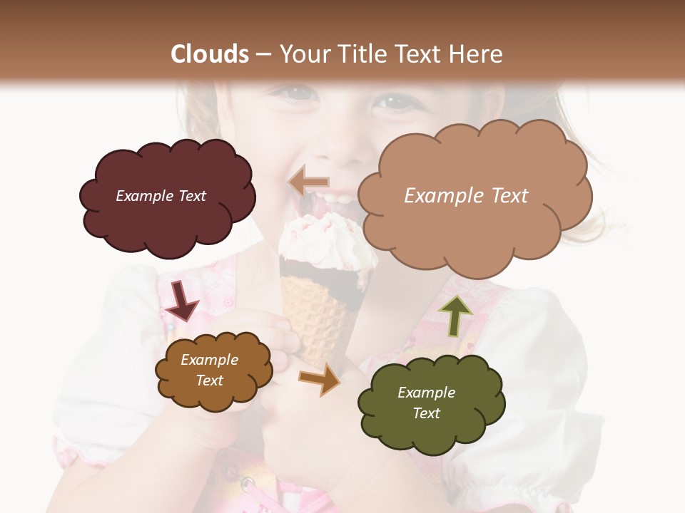 Positive Beauty Cone PowerPoint Template